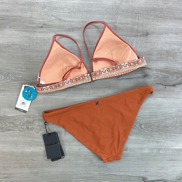 ☀️HURLEY ☀️RIP CURL☀️ DESERT DAWN CHEEKY QUICK DRY BIKINI SET - Picture 12 of 14